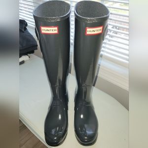 Hunter Grey boots